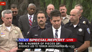 FBI: San Bernardino Mass Shooting Now Being Investigated as an 'Act of Terror'
